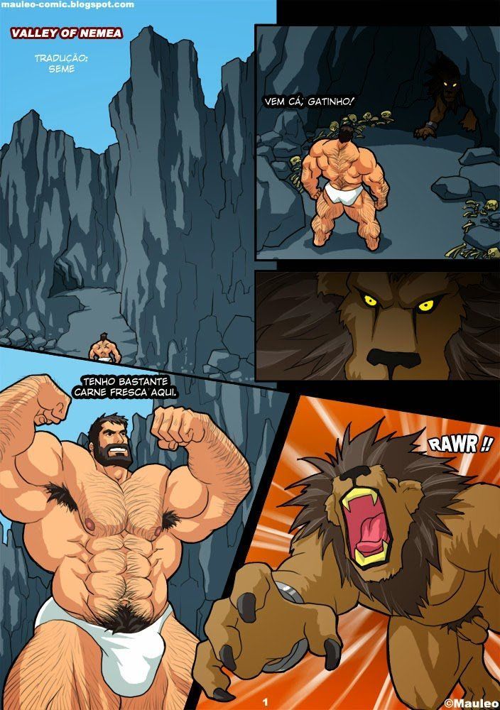 Hércules gay do xvideos hentai gay esta socando sua pica em um leão