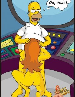 Os Simpsons Hentai: A secretária gostosa do Homer