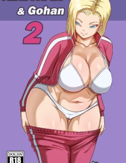 Dragon ball Hentai: Gohan safando a putinha Android 18