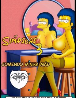 Simpsons hentai:Porno bom com Marge e Bart.